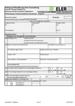 Antrag auf Gewährung einer Zuwendung – Wegebau