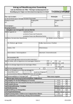 Antrag auf Gewährung einer Zuwendung – Thüringer Landesprogramm zur Bewältigung der Folgen von Extremwetterereignissen im Wald