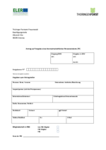 Antrag auf Vergabe eines forstwirtschaftlichen Personenidents